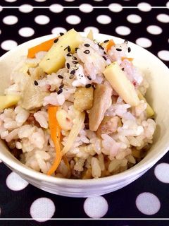 醤油麹de筍と鶏ごぼうの混ぜごはんの素-レシピのメイン写真