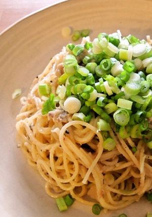 山海ぶし♥サーディンマヨパスタ-レシピのメイン写真