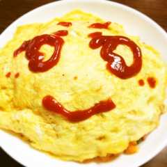 オムライス(*ﾟ▽ﾟ*)-レシピのメイン写真