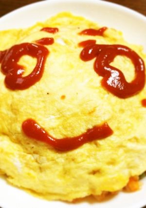 オムライス(*ﾟ▽ﾟ*)-レシピのメイン写真