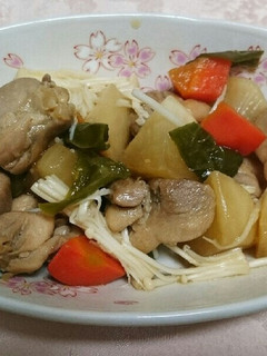 簡単でご飯が進む!鶏肉と大根の甘辛炒め☆-レシピのメイン写真