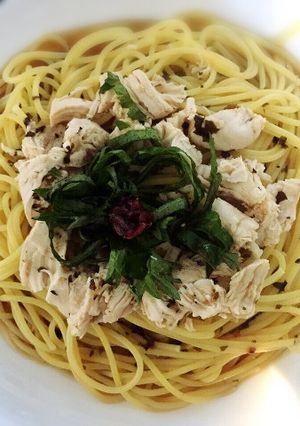 ササミ☆大葉☆梅☆パスタ☆簡単☆美味しい-レシピのメイン写真