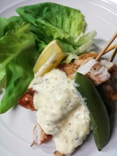 ささみの串焼き◆まぜてマジックタルタルで-レシピのメイン写真