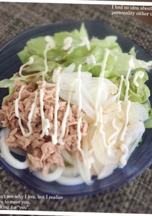 簡単♡新玉ねぎのサラダうどん-レシピのメイン写真