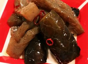 ★低糖★こんにゃくとなすの甘辛煮炒め-レシピのメイン写真