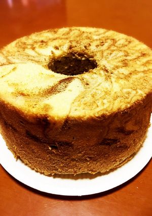 ふわふわコーヒーマーブルシフォン-レシピのメイン写真