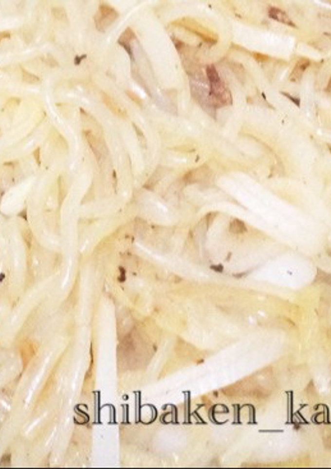 簡単ダイエット白滝新玉ねぎ置換え麺糸蒟蒻-レシピのメイン写真