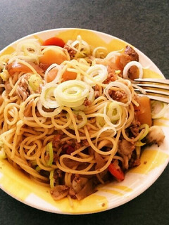 肉じゃがリメイク☆和風パスタ-レシピのメイン写真