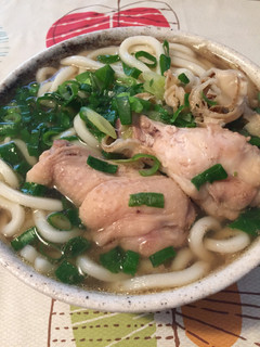 手羽ネギうどん-レシピのメイン写真