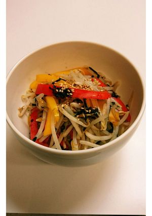 もやし&パプリカの海苔あえ♪-レシピのメイン写真