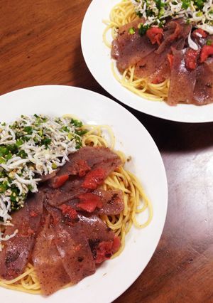 〜春の葉桜スパゲティ〜-レシピのメイン写真