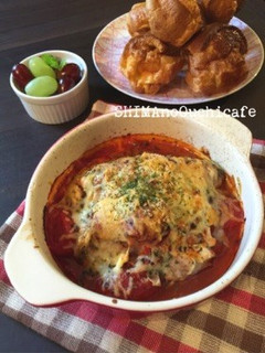 焼くだけで美味♪ブリの簡単トマトグラタン-レシピのメイン写真