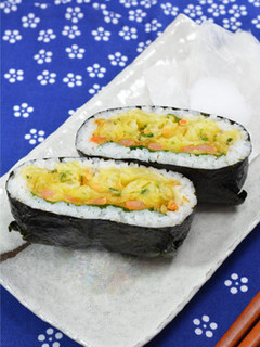 かき揚げおにぎらず-レシピのメイン写真