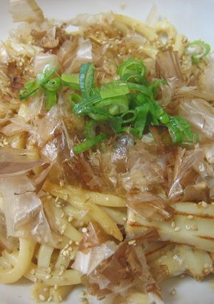 ちくわの梅マヨ焼きうどん♪-レシピのメイン写真