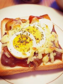 カレートーストモーニング-レシピのメイン写真