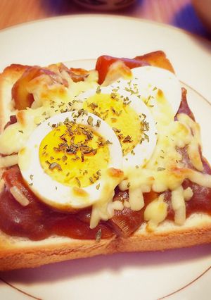 カレートーストモーニング-レシピのメイン写真