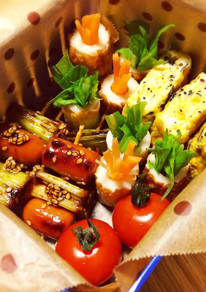 ねぎま風串焼き弁当-レシピのメイン写真