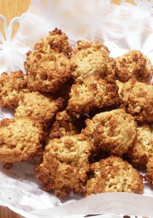 オートミールと蜂蜜のドロップクッキー-レシピのメイン写真