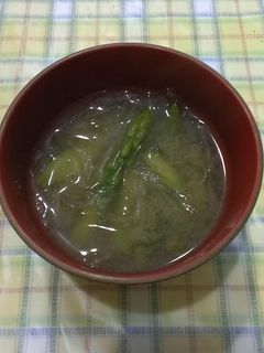 いつもの味噌汁やスープに糸寒天♪-レシピのメイン写真