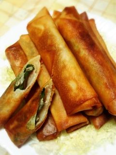 豚バラとチーズの春巻き♪-レシピのメイン写真