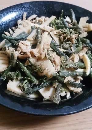 筍とわらびのごま和え-レシピのメイン写真