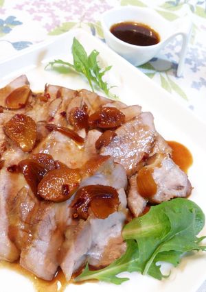 ♪フライパンで焼豚風☆煮豚を手作り♪-レシピのメイン写真