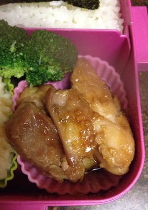 弁当のオカズ♡我が家の王道照り焼きチキン-レシピのメイン写真