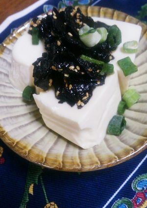 焼き海苔で♪栄養満点!冷奴!-レシピのメイン写真