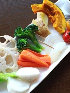 蒸し野菜のホットサラダ-レシピのメイン写真