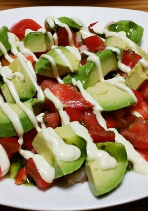 エビとアボカドのバジル醤油-レシピのメイン写真