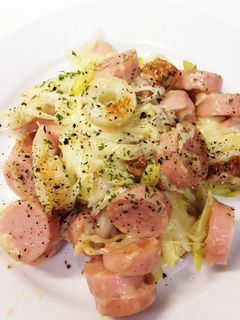 残り物で!魚肉ソーセージのチーズ炒め-レシピのメイン写真