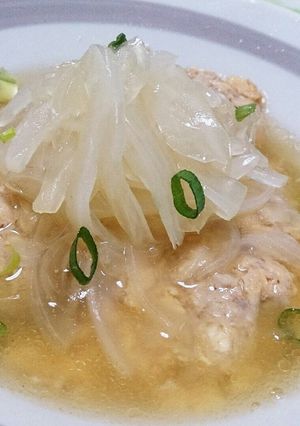 鶏そぼろの煮寄せ＊玉ねぎあんかけ-レシピのメイン写真