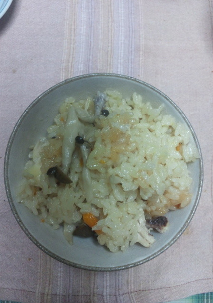 手羽で炊き込みご飯-レシピのメイン写真