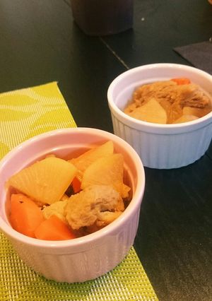 ヘルシーなのにジューシー♪麩の煮物♪-レシピのメイン写真