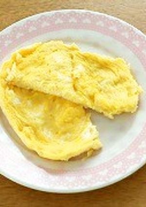 レンジでチンだけ！卵焼き　マヨネーズ味☆-レシピのメイン写真