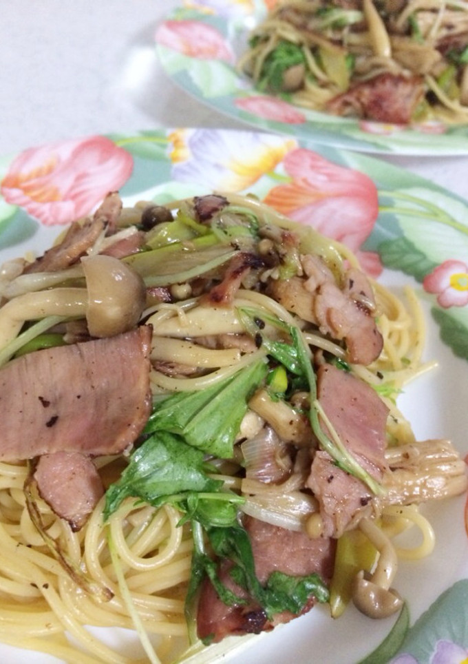 きのこでかさまし！バター風味の和風パスタ-レシピのメイン写真