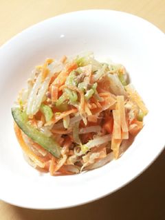 もやしとツナのシャキシャキサラダ♪-レシピのメイン写真
