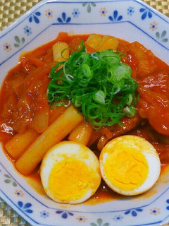 韓国料理屋さんのトッポギ(*^^*)-レシピのメイン写真
