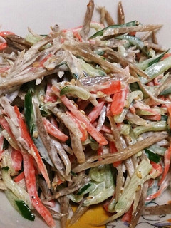 *ごぼうとキュウリのサラダ*-レシピのメイン写真