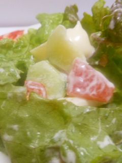 リンゴと胡瓜のサラダ 超簡単-レシピのメイン写真