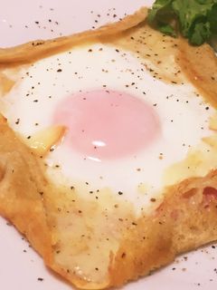 そば粉のクレープ(ガレット)で朝食を✨-レシピのメイン写真