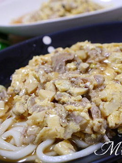 豚肉の天津飯風うどん-レシピのメイン写真