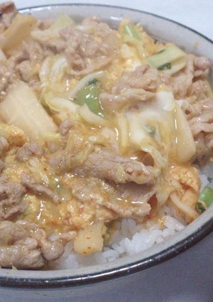 キムチがなくても☆豚キムチ丼-レシピのメイン写真