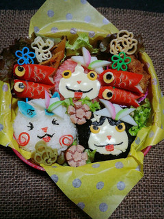 キャラ弁♪妖怪ウォッチ-レシピのメイン写真