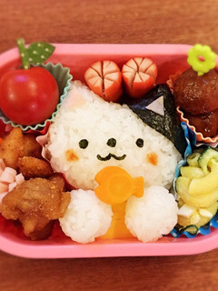 キャラ弁☆ネコちゃん弁当-レシピのメイン写真