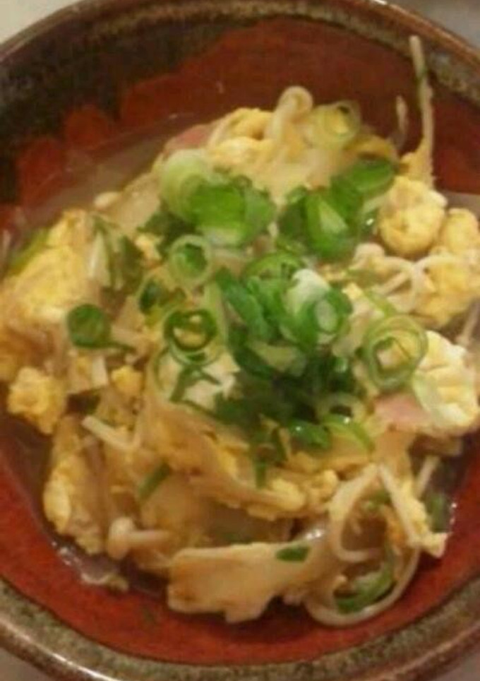 新玉ねぎとベーコンの卵とじ-レシピのメイン写真