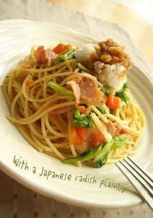 あっさり大根スパ-レシピのメイン写真