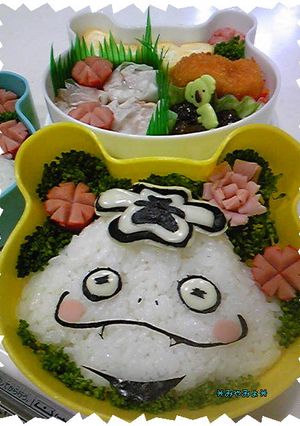 キャラ弁♪ツチノコパンダ弁当♪-レシピのメイン写真