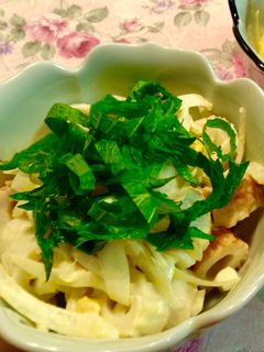 ちくわと玉ねぎのからしマヨサラダ-レシピのメイン写真