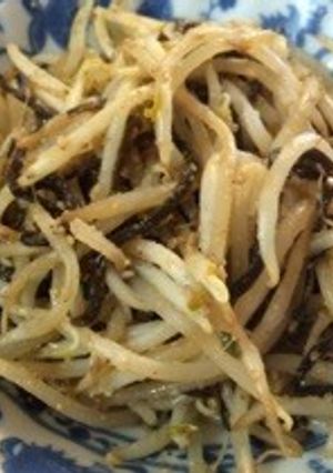 お弁当に♪もやしの塩昆布、胡麻炒め♪-レシピのメイン写真